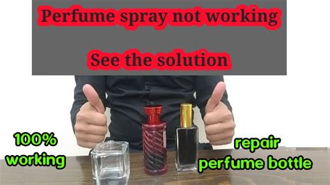 how to use perfume without spray nozzle|perfume body spray not working.